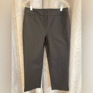 Amber Sun Black Cotton/Spandex Cropped Trousers Size 4
